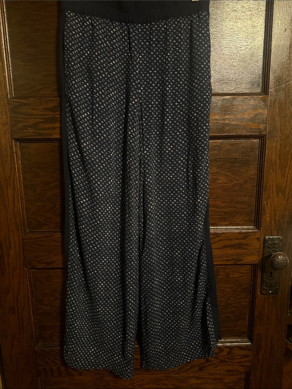 Joan Vass, Navy Blue Palozza Pants, Size M